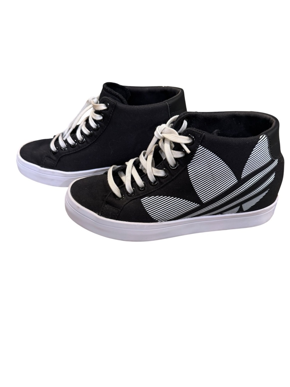 Adidas hidden wedge sneakers size7
